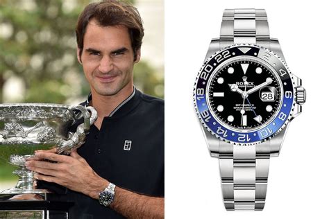 federer rolex gmt grand master ii|roger Federer watches.